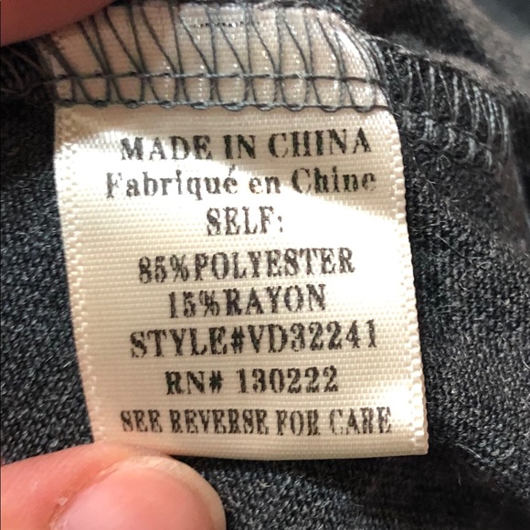 Very J. Charcoal baby doll swing  dress , … - Picture 6 of 6